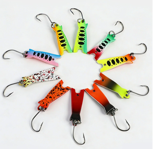 Lot de 10 leurres de pêche en alliage de zinc à surface micro-courbée avec paillettes, pour crappie, longue portée, multicolores, pour appât vivant - Product Image 6