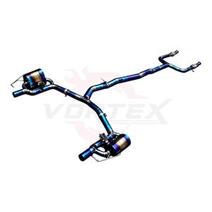 ระบบท่อไอเสียแบบ Catback วาล์ว Vortex Blue Burnt Titanium สำหรับ Mercedes-AMG C43 C400 W205 3.0T V6 ปี 2016-2023 ชุดแต่งท่อ - Product Image 3