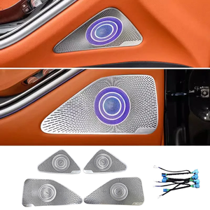 Hot bán Bốn cửa sáng Loa Bìa 64-màu LED môi trường xung quanh ánh sáng Xe Cửa <span class=keywords><strong>tweeter</strong></span> TRIM bìa cho Mercedes Benz S-Class mới - Product Image 1