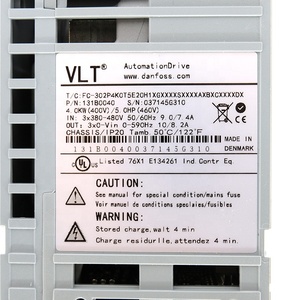 Variateur de fréquence d'automatisation Original 131B0040 VLT FC-302 0,37 kW 0,5 triphasé 380-500 V - Product Image 3