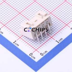 HC-XA-4AW Wire-to-Board Pin Header Bent Lead Through Hole,P=2.5mm Connector 1x4P 2.5mm Right Angle Insert XA - Product Image 2