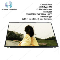 Pantalla LCD TFT LVDS de 15.6 Pulgadas, Nueva, AUO B156XTN04.2 / NT156WHM-N10, 40 Pines, HD TN, con Conectores, Repuesto para Panel de Portátil