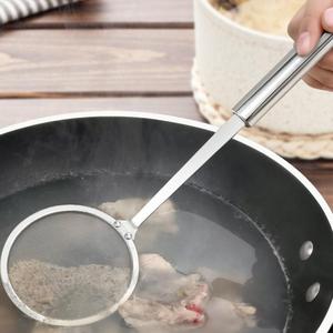 Paslanmaz çelik yağ kaşık filtre küçük kevgir örgü elek yağ kepçe Skimmer ince örgü süzgeç - Product Image 4