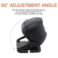 Mini lampe frontale portable à détecteur de mouvement, lampe frontale LED rechargeable, lampe frontale USB pour la pêche, lampe frontale étanche pour la course à pied, la randonnée