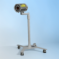 Système de photothérapie vétérinaire professionnel RunYou VET-WIRA-01-FS-BK 600W sur pied certifié CE pour chien/chat/cheval facile à utiliser