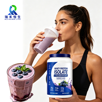 Poudre d'Isolat de Protéine de Lactosérum de Qualité Supérieure, Pure et Naturelle, Riche en Protéines, Facile à Mélanger, Complément Quotidien pour la Nutrition Sportive, Fabrication OEM