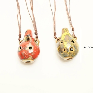 ขายส่งโอคาริน่าเซรามิกพกพา 6 รู รูปทรงน้ำเต้า สำหรับผู้เริ่มต้น - Product Image 3