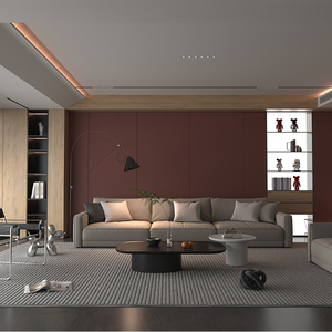 18mm cao bóng <span class=keywords><strong>MDF</strong></span> Board 4x8 UV kháng Pet nhiều lớp tấm thân thiện với môi thiết kế hiện đại cho tủ bếp <span class=keywords><strong>E2</strong></span> formaldehyde - Product Image 4