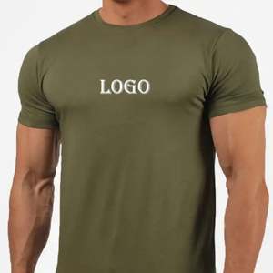 Suministro directo de fábrica Entrenamiento Camiseta para hombre Fitness Hombres Deportes Camisa de compresión Estilo básico - Product Image 2