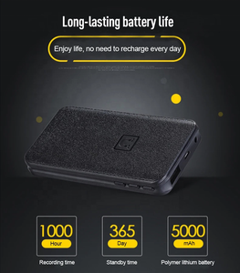 Enregistreur vocal numérique activé par le son <span class=keywords><strong>Dictaphone</strong></span> d'enregistrement longue distance 60M avec batterie externe magnétique Enregistreur vocal MP3 U-Disk - Product Image 2
