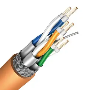Factory Spot Goods High Speed 305M Per Roll Twisted Pair Cat7 Cat 7 SFTP Ethernet Lan Network Ethernet Cable