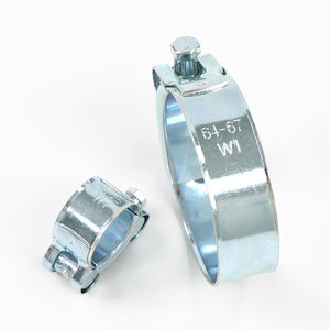 Collier de serrage réglable en acier inoxydable à <span class=keywords><strong>double</strong></span> boulon avec système métrique en plastique Mesure en pouces - Product Image 1