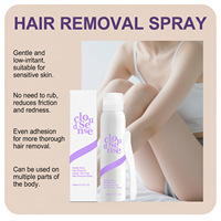 Spray dépilatoire et nettoyant corporel doux, indolore, rafraîchissant, pour tout le corps, facile à utiliser au quotidien