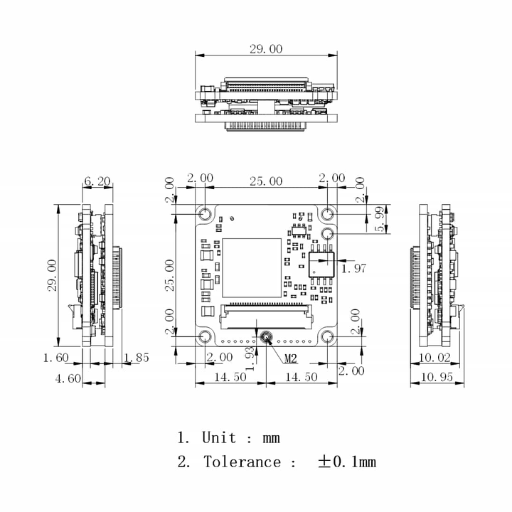 Custom MIPI GMAX4002M Camera Module With 4K Zoom For High Definition AI ...
