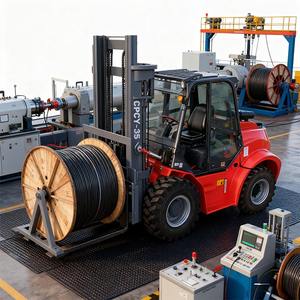 3 טון קשה שטח מלגזה 3.5 4.5t 5.5t להרים כל השטח דיזל מלגזה השטח - Product Image 6