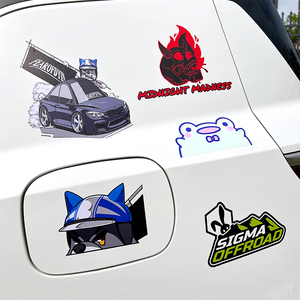 3D Custom Waterproof Car Vinyl Stickers Holographic Vehicle Decals <strong>Window</strong> <strong>Transfers</strong> for Personalized Automobile Designs - Product Image 5