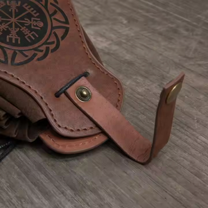 Cinturón de cintura Medieval de animales míticos, bolsa de juego de rol con remaches Retro, regalo RPG DND, bolsa de dados con cordón para hombres y mujeres, Cosplay - Product Image 4