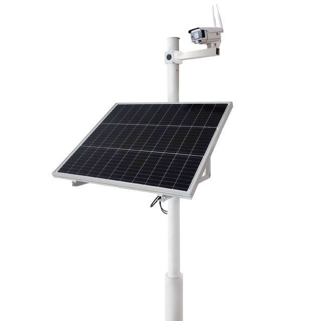 Solar Panel Battery Kit Renewable Energy System Solar Dc Output Power Bank 12v 24v 48v for Security Camera Bullet PTZ