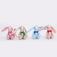 11 cm mignon jouet en peluche lapin en peluche Animal doux porte-clés enfants Handbagbunny porte-clés pendentif porte-clés