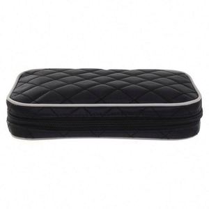 Estuche de viaje y organizador de joyas de fábrica BSCI, elegante estuche protector para guardar sus pendientes y collares. - Product Image 1