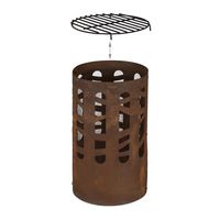 Nouvelle Conception – Barbecue Portable Premium pour Fêtes, Panier de Cuisson Rustique à Bois pour Foyer Extérieur