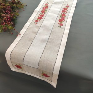 poli <span class=keywords><strong>tovaglia</strong></span> di <span class=keywords><strong>lino</strong></span> <span class=keywords><strong>ricamata</strong></span> - Product Image 2