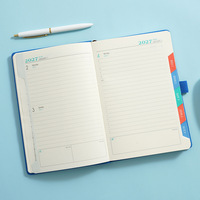 Agenda 2027 Transfronteriza, Planificador Diario de 365 Días, Cuaderno de Gestión del Tiempo, Bloc de Notas de Oficina y Calendario Anual, Regalo de Piel Sintética