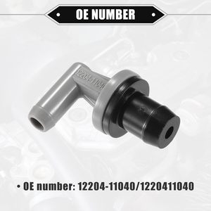 Nouvelle vanne PCV de remplacement, entrée et sortie 1 pouce, type à bride, pour TL, plastique gris, modèle 1224-110 - Product Image 6