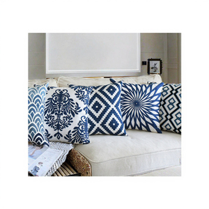Luxury Cotton Embroidery <b>Sofa</b> Pillow Covers-Eco-Friendly Anti-Bacteria Home Decor Cushions with Customizable Patterns - Product Image 3