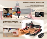 Fresadora CNC de Escritorio Portátil TTC6050 de 3-4 Ejes, Tamaño de Grabado 600mm*500mm, para Madera, Puertas y Carpintería con Motor Central