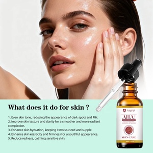 Sérum Exfoliant Professionnel AHA Marque Blanche OEM 30ml – Affinant les Pores, Rénovateur Cutané, Éclaircissant – Essence Visage <span class=keywords><strong>en</strong></span> Gros - Product Image 5