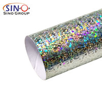 Vinilo de Corte Gráfico Holográfico Láser Arcoíris Cromado SINO