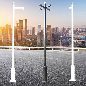 עמוד טלסקופי 3 מטר 5 מטר 6 מטר 7 מטר 8 מטר למצלמת טלוויזיה במעגל סגור, עמוד פלדה לניטור אבטחה חיצוני - Product Image 5