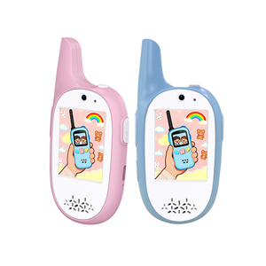 Anicebb ดีไซน์ล่าสุด <span class=keywords><strong>บริการ</strong></span> OEM เครื่องวอล์คกี้ทอล์คกี้สำหรับเด็ก ระยะ 400 ม. ระบบส่งสัญญาณไร้สาย <span class=keywords><strong>2</strong></span>.4GHz พร้อมฟังก์ชั่นเปลี่ยนเสียงหุ่นยนต์ สื่อสารสองทาง - Product Image 1