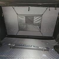 B-Customized Canvas & 420D Oxford Vier-Jahreszeiten-Hartschalen-Dachzelt mit seitlicher Öffnung und schneller automatischer Aufstellung für 2-4 Personen
