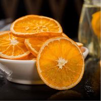 Prix de gros : Oranges séchées déshydratées pour cocktails, tranches d'orange séchées 100g, thé aux fruits sans sucre ajouté