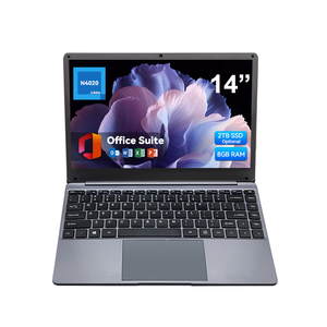 Ultra Slim Personal Home Laptops 14 Inch N4020 RAM 8GB+256GB SSD Wins 11 PRO Laptop Notebook Computer