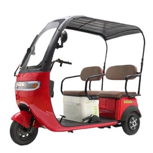 Hot Selling 60V 800W Double Row Electric Tricycle Leisure <b>3</b>-<b>Wheel</b> <b>Motorcycle</b> with Semi-<b>Enclosed</b> Cargo Space for Adults Tricycle - Product Image 6