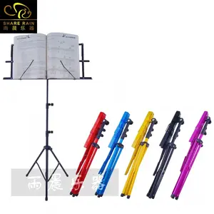 Big Music Stand Holder/portable Folding Super Sturdy Adjustable Height Tripod Base Metal Compact,Black