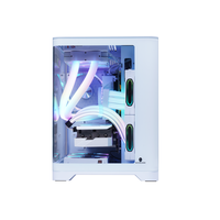 Étuis d'ordinateur de jeu mi-tour populaires RGB Micro ATX PC en alliage d'aluminium CPU Cabinet Pc Gamer Computer Case