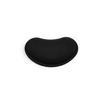 Tapis de souris de bureau et de gaming en gros, noir pur, avec repose-poignet en mousse à mémoire de forme et repose-mains pour clavier, en tissu durable