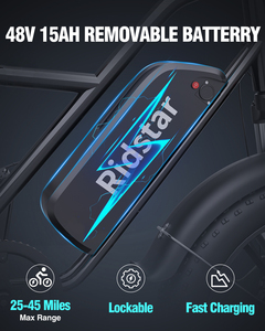 Bicicleta Eléctrica Urbana de 20 Pulgadas con Neumáticos Gruesos y Frenos de Disco, 48V 15Ah, Venta al Por Mayor de Fábrica - Product Image 3