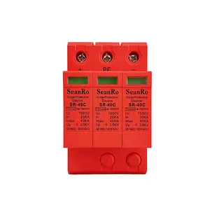 Seanro Electronic Component SPD T2 Three Phase Surge Protection DC SPD for lightning protection