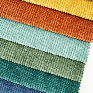 Nouveau tissu de canapé de haute qualité à la mode tissu de velours d'ameublement en velours côtelé pour la maison tissu de coussin de canapé