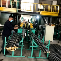 Ligne de production de rectification sans centre, alimentateur automatique de barres, rectifieuse cylindrique externe de haute précision pour tiges en métal, acier, laiton