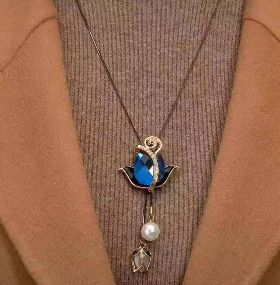 400 Tulipes Bleues Dorées