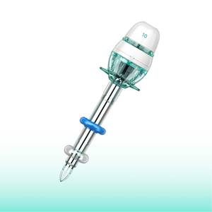 No Suture To Fascia Disposable Laparoscopic Optical Sharp Tip 12mm 15mm Trocar Balloon Visual Laparoscopic Blunt Tip Trocar Set - Product Image 3