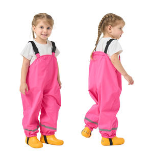 Pantalones de Lluvia para Niños <span class=keywords><strong>DELIA</strong></span>, con Correa de Dibujos Animados, Impermeables, Transpirables, con Revestimiento de Poliéster PU de 0.12mm, Reflectantes, para Actividades al Aire Libre - Product Image 4
