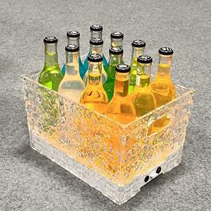 Cubo de Hielo con Iluminación LED para Bar - Capacidad para 12/24 Botellas, Material de PC Irrompible - Product Image 4