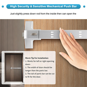 Thoát hiểm khẩn cấp thoát hiểm cháy cửa đẩy thanh khóa cửa lửa Đánh Giá cửa hoảng loạn thoát khỏi thiết bị Loại vành - Product Image 6